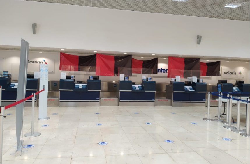 Empleados de Interjet en Mérida se suman a huelga